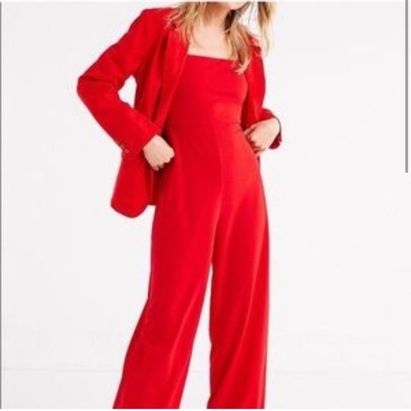 Urban outfitters red jumpsuit - Picture 3 of 9